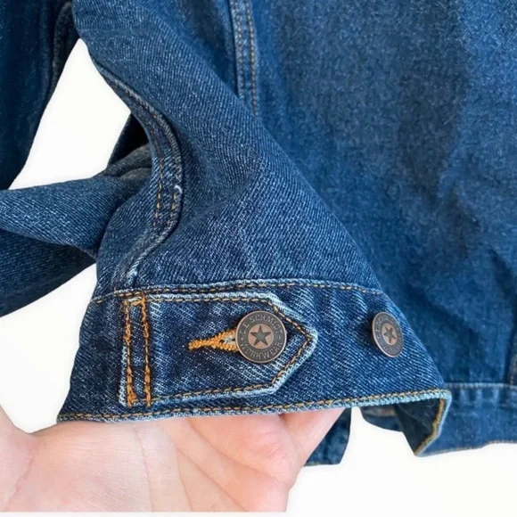 CE SCHMIDT Workwear Classic Trucker Type Blue Denim Jacket size Small. NWOT. - Picture 6 of 7